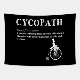 Cycling Cycopath II Definition Tapestry