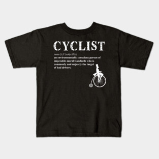 Cyclist Funny Definition Kids T-Shirt