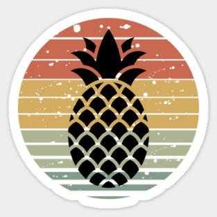 Pineapple Fruit Lover Sticker
