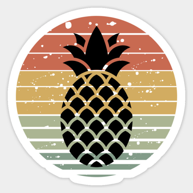 Pineapple Fruit Lover Sticker by The WYLD Tribe
