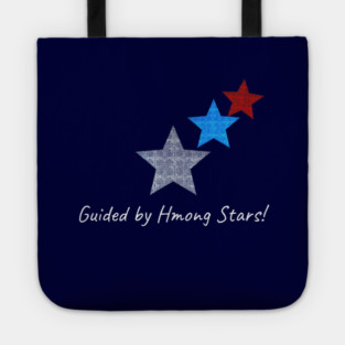Guided by Hmong Stars – Ethnic Pattern Star Design Tote