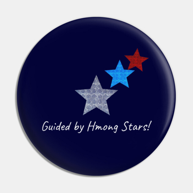 Guided by Hmong Stars – Ethnic Pattern Star Design Pin by Pimcolle
