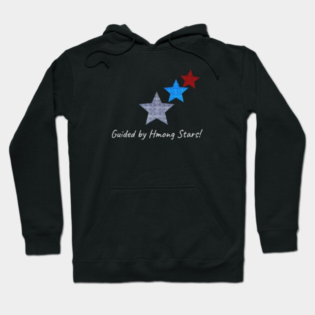 Guided by Hmong Stars – Ethnic Pattern Star Design Hoodie by Pimcolle