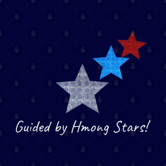 Guided by Hmong Stars – Ethnic Pattern Star Design by Pimcolle