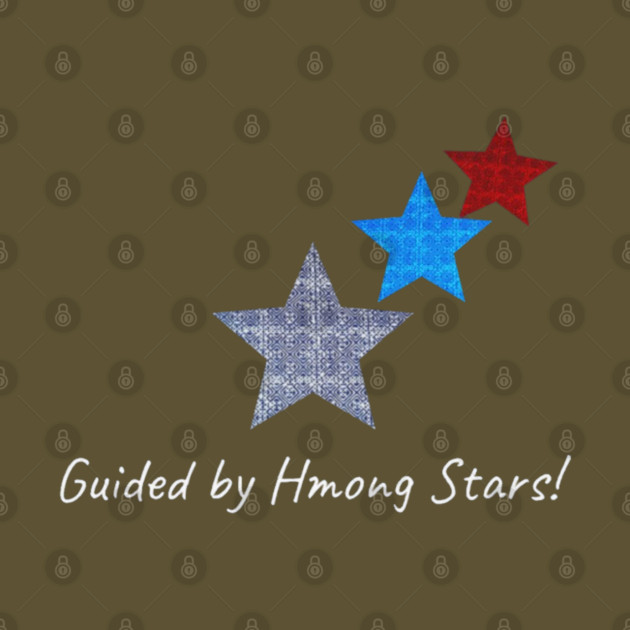 Guided by Hmong Stars – Ethnic Pattern Star Design by Pimcolle
