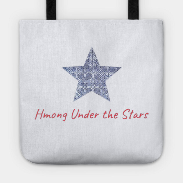 Hmong Under the Stars – Traditional Tribal Pattern Star Art Tote by Pimcolle