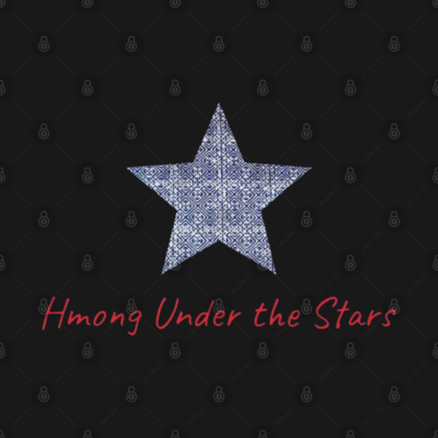 Hmong Under the Stars – Traditional Tribal Pattern Star Art by Pimcolle