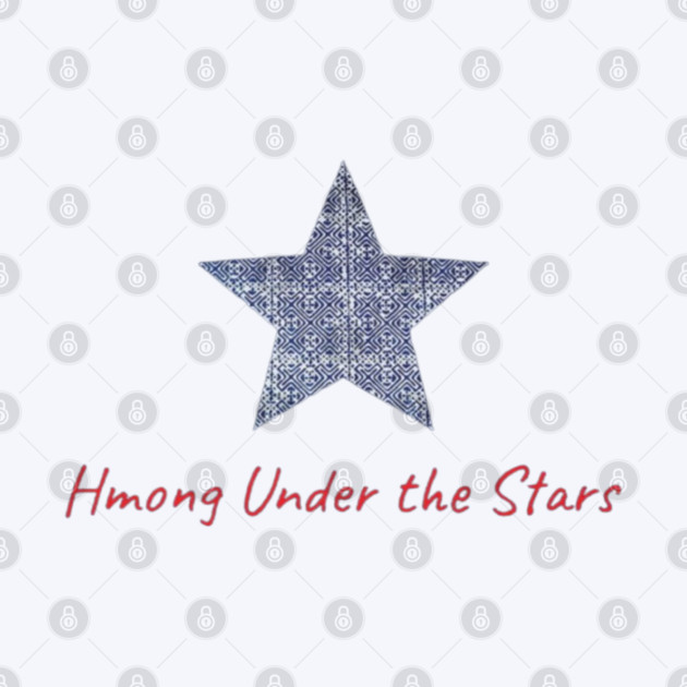 Hmong Under the Stars – Traditional Tribal Pattern Star Art by Pimcolle