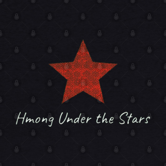 Hmong Under the Stars – Traditional Tribal Pattern Star Art by Pimcolle