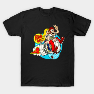 Falstaff Ride On Fearless & Fanny 70s Beer T-Shirt