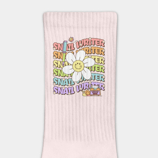 Retro Groovy Snail Writer by H. R. Sinclair