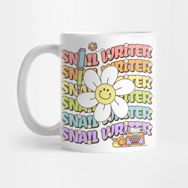 Retro Groovy Snail Writer by H. R. Sinclair