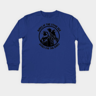 BIRDS OF THE STONE AGE Kids Long Sleeve T-Shirt