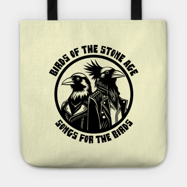 BIRDS OF THE STONE AGE Tote by artslaves
