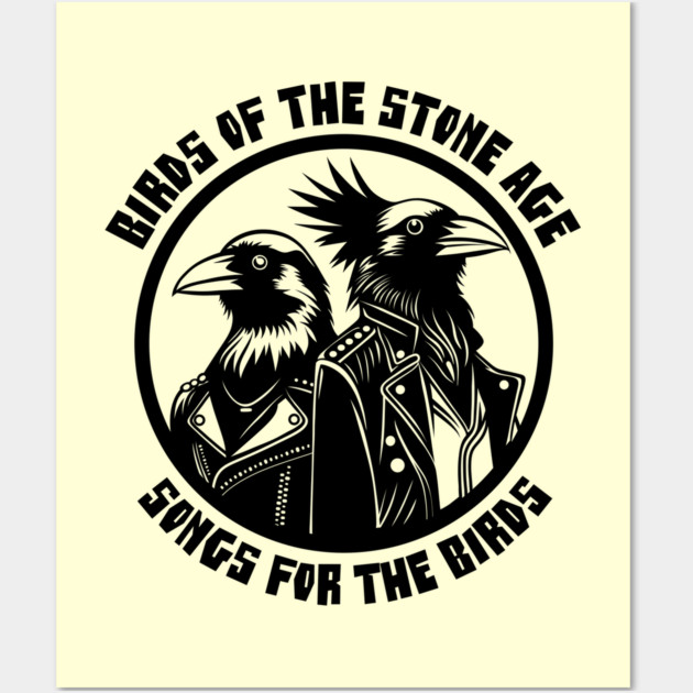 BIRDS OF THE STONE AGE Wall Art by artslaves