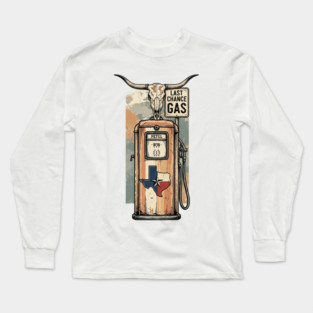 Last Chance Gas (Texas Chainsaw Massacre) Long Sleeve T-Shirt