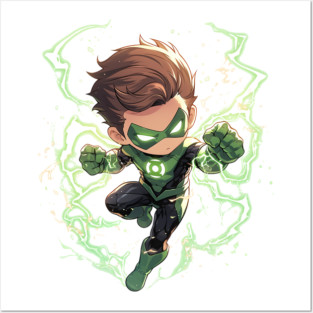 green lantrern Posters and Art