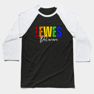 Lewes Delaware Pride Baseball T-Shirt