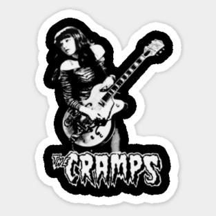 The Cramps – Gothic Guitar Heroine Sticker