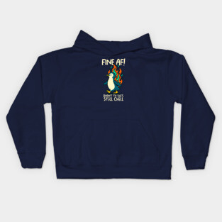 FINE AF! Kids Hoodie