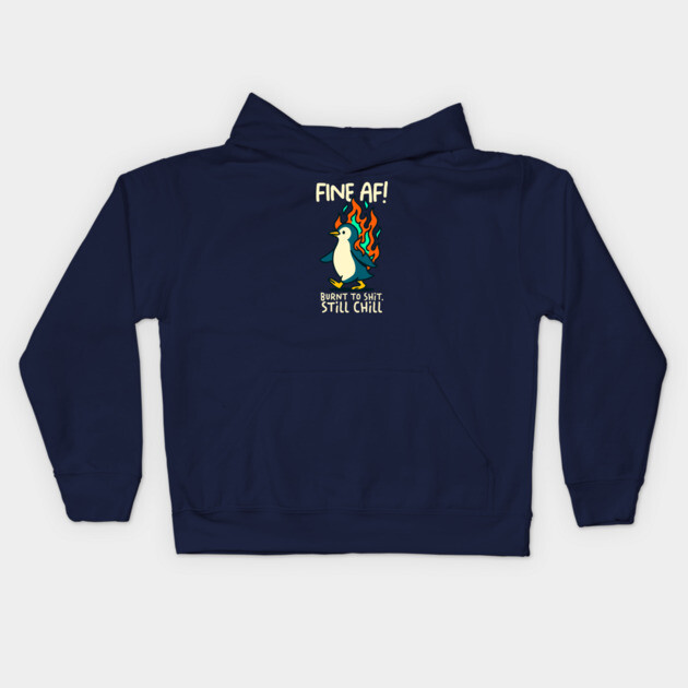 FINE AF! Kids Hoodie by Fabrik