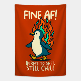 FINE AF! Tapestry