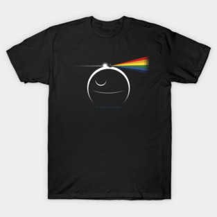 The dark side of not a moon + text T-Shirt