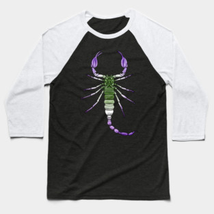 Genderqueer Scorpion Baseball T-Shirt