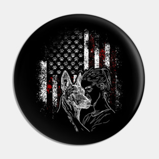 Belgian Malinois Mom Dog Art Lover Mother's Day Pin