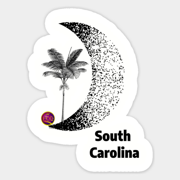South Carolina Sticker by FirstClassQueen