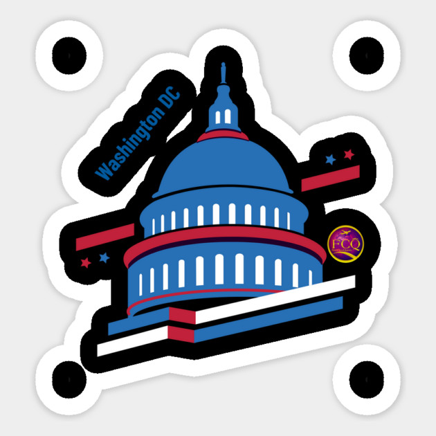 Washington DC Sticker by FirstClassQueen