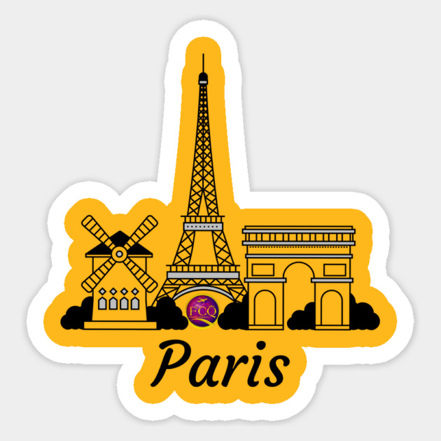 Paris Sticker by FirstClassQueen