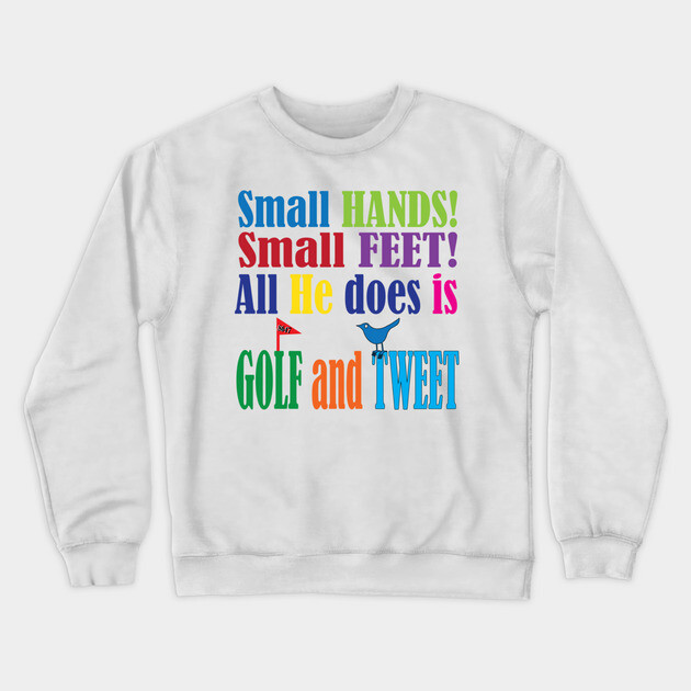 Golf and Tweet Crewneck Sweatshirt by DickinsonDesign