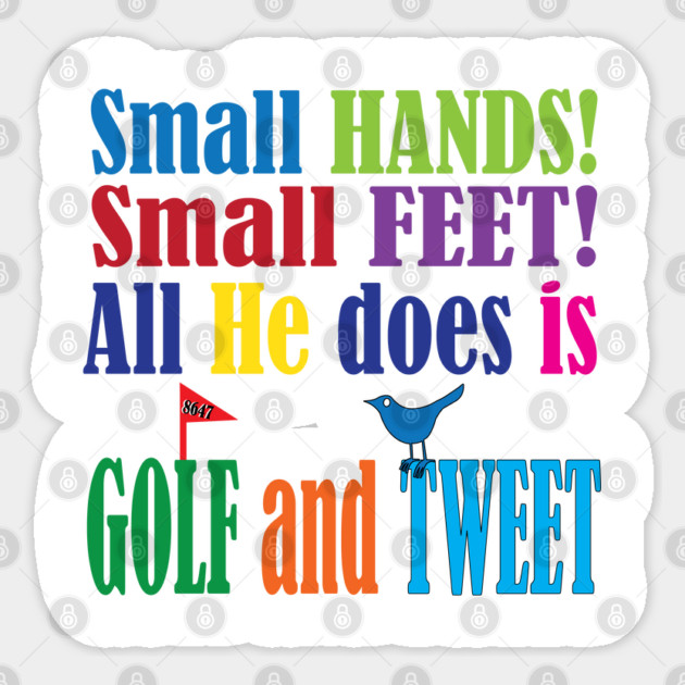 Golf and Tweet Sticker by DickinsonDesign