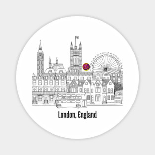London, England Magnet