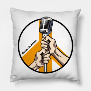 Hands On Peace Pillow