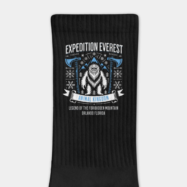 Yeti Expedition Everest Orlando Theme Park Attraction Distressed Vibe by Joaddo