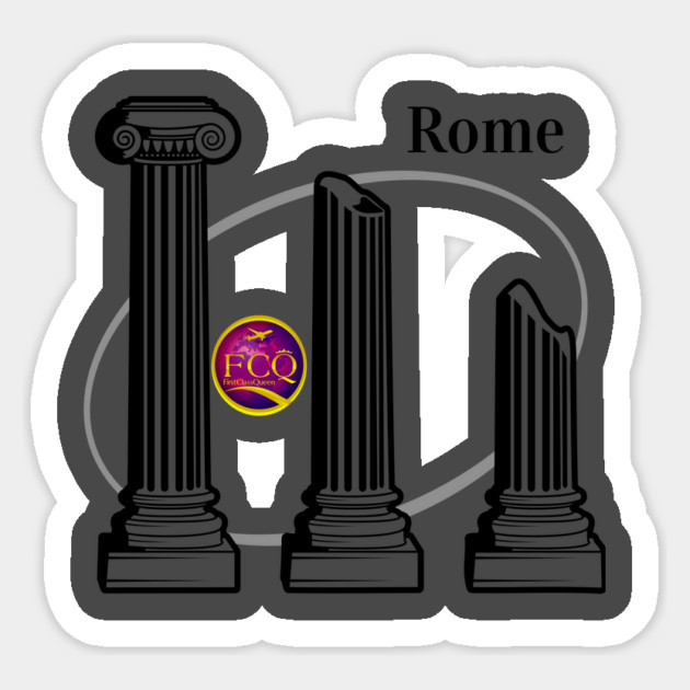 Rome Sticker by FirstClassQueen
