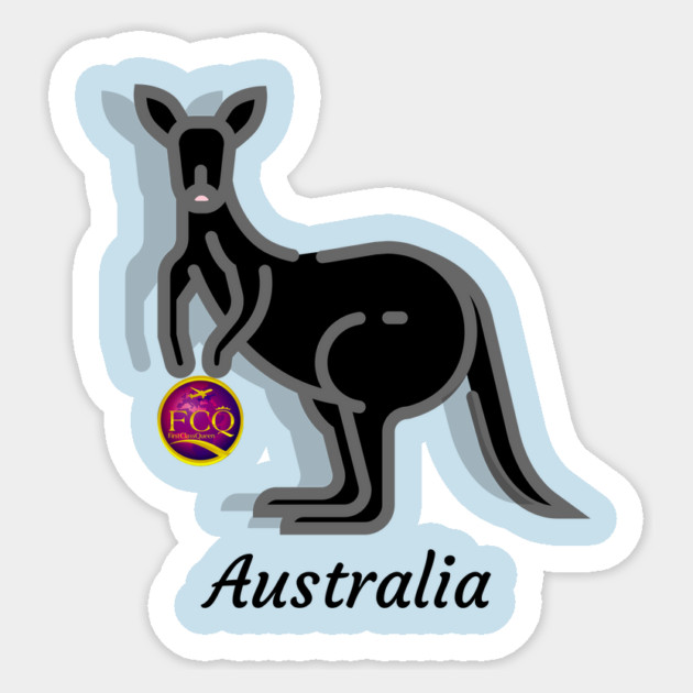 Australia Sticker by FirstClassQueen