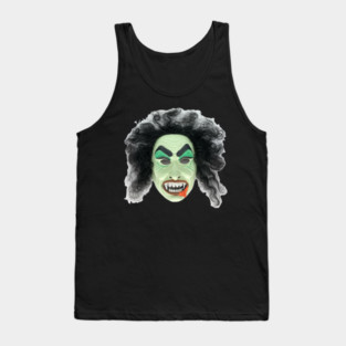 Vintage Vampire Halloween Mask Tank Top
