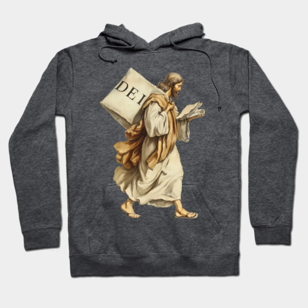 Jesus & DEI Hoodie by Margin's Store