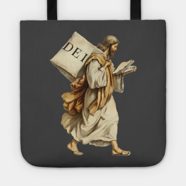 Jesus & DEI Tote by Margin's Store