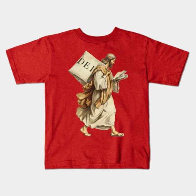 Jesus & DEI Kids T-Shirt by Margin's Store