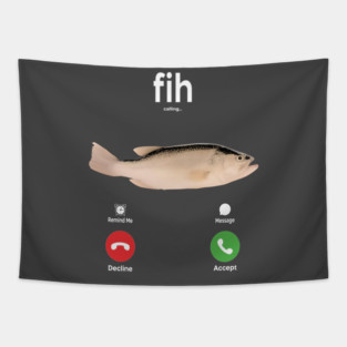 Fih Calling Tapestry