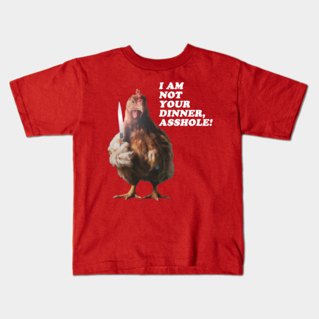 I Am Not Your Dinner Kids T-Shirt by Margin's Store