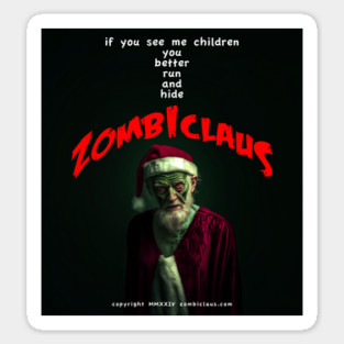 Zombiclaus Sticker