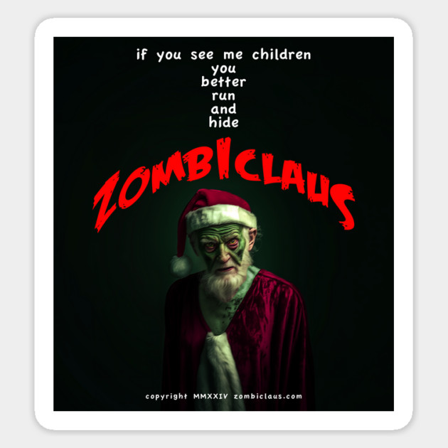 Zombiclaus Sticker by Margin's Store