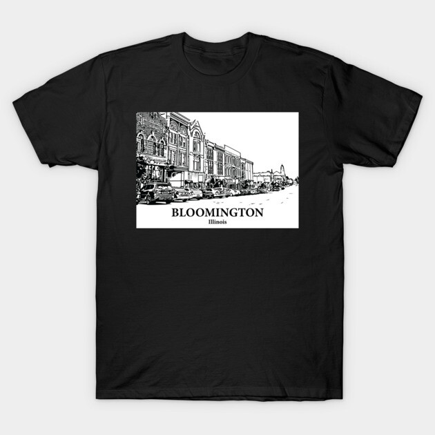 Bloomington - Illinois T-Shirt by Lakeric