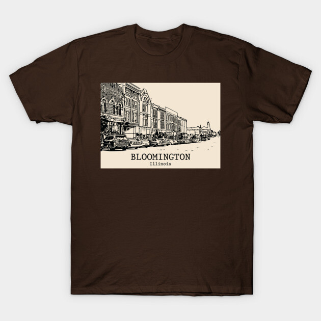 Bloomington - Illinois T-Shirt by Lakeric