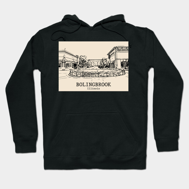 Bolingbrook - Illinois Hoodie by Lakeric